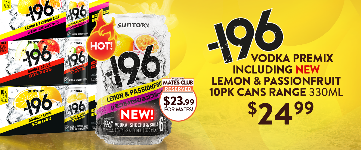 -196 vodka premix range with NEW flavour